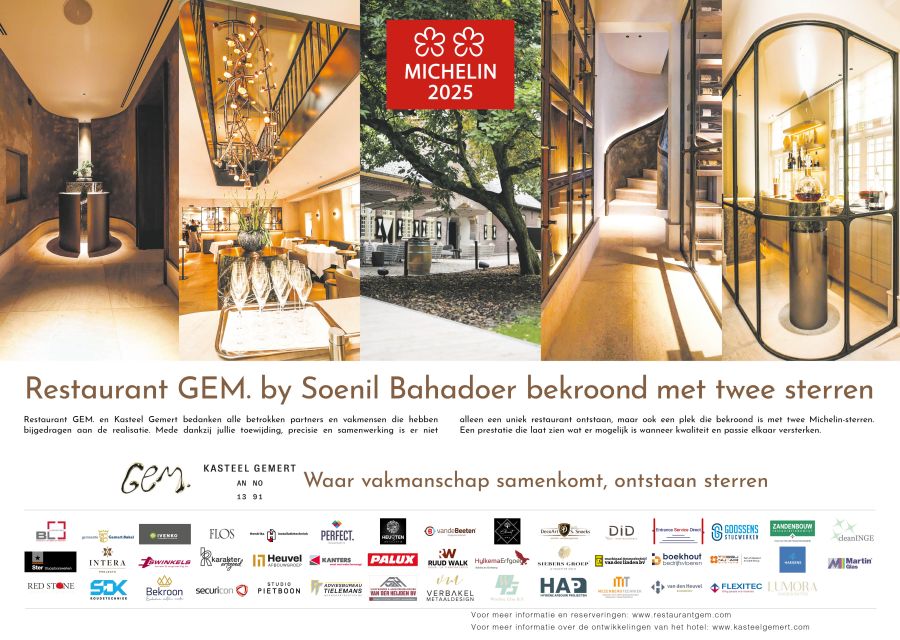 Gelijk twee Michelin-sterren voor restaurant GEM!